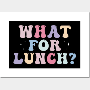 What for Lunch Funny Lunch Lady Posters and Art